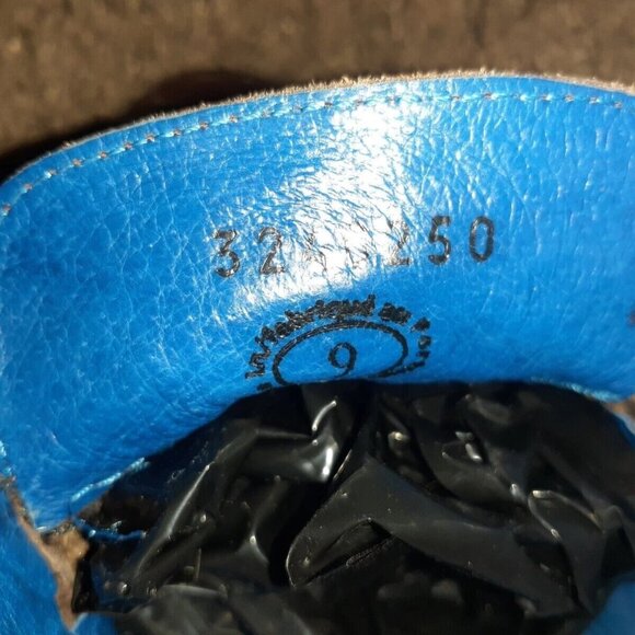 JOHN FLUEVOG-The Headliners-Gable Faux-Python Snakeskin Leather Derby-Sz 9-VG - Picture 6 of 8